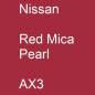 Preview: Nissan, Red Mica Pearl, AX3.